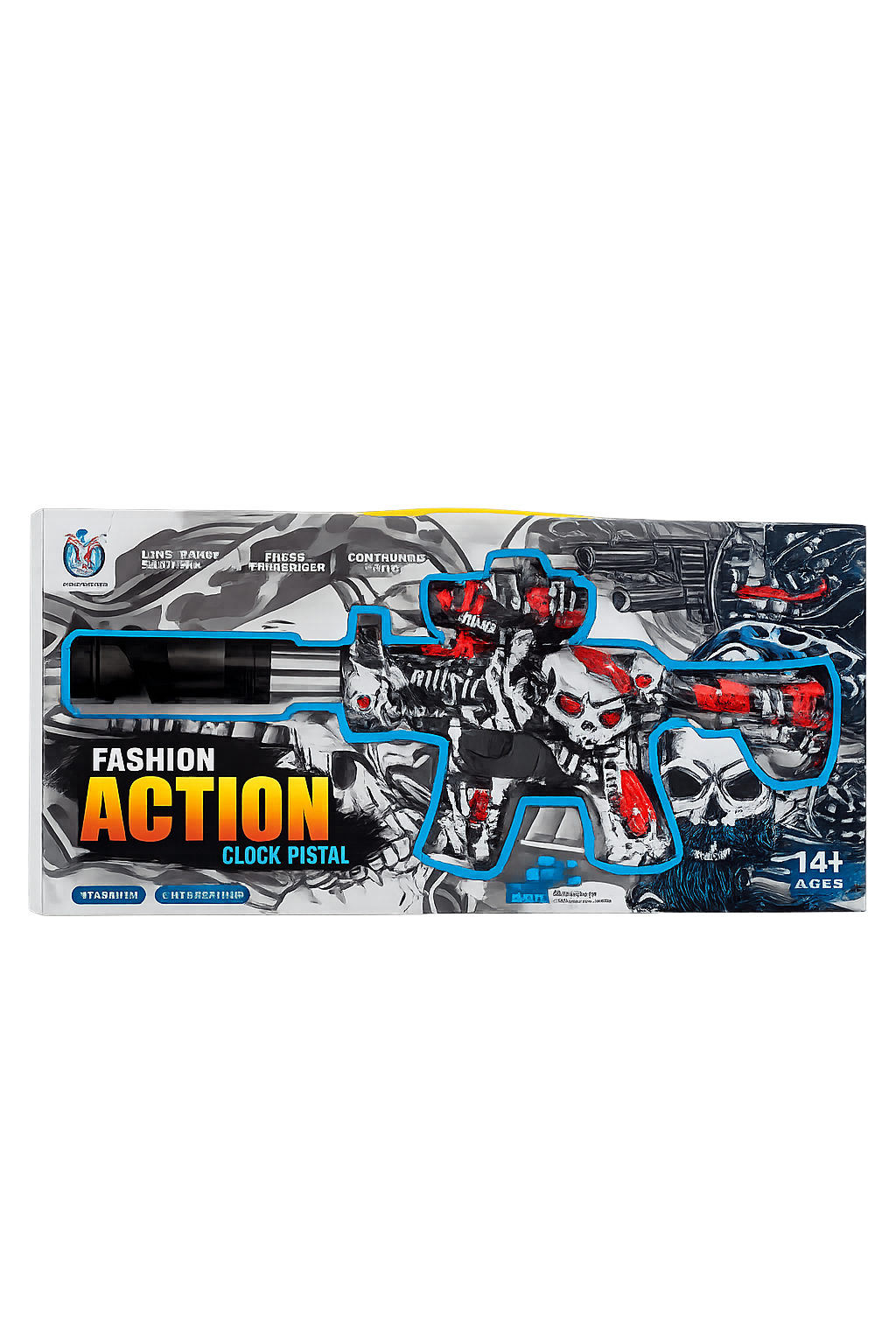 تفنگ تیر ژله‌ای Fashion Action مدل HY108 با صداخفه‌کن و لیزر