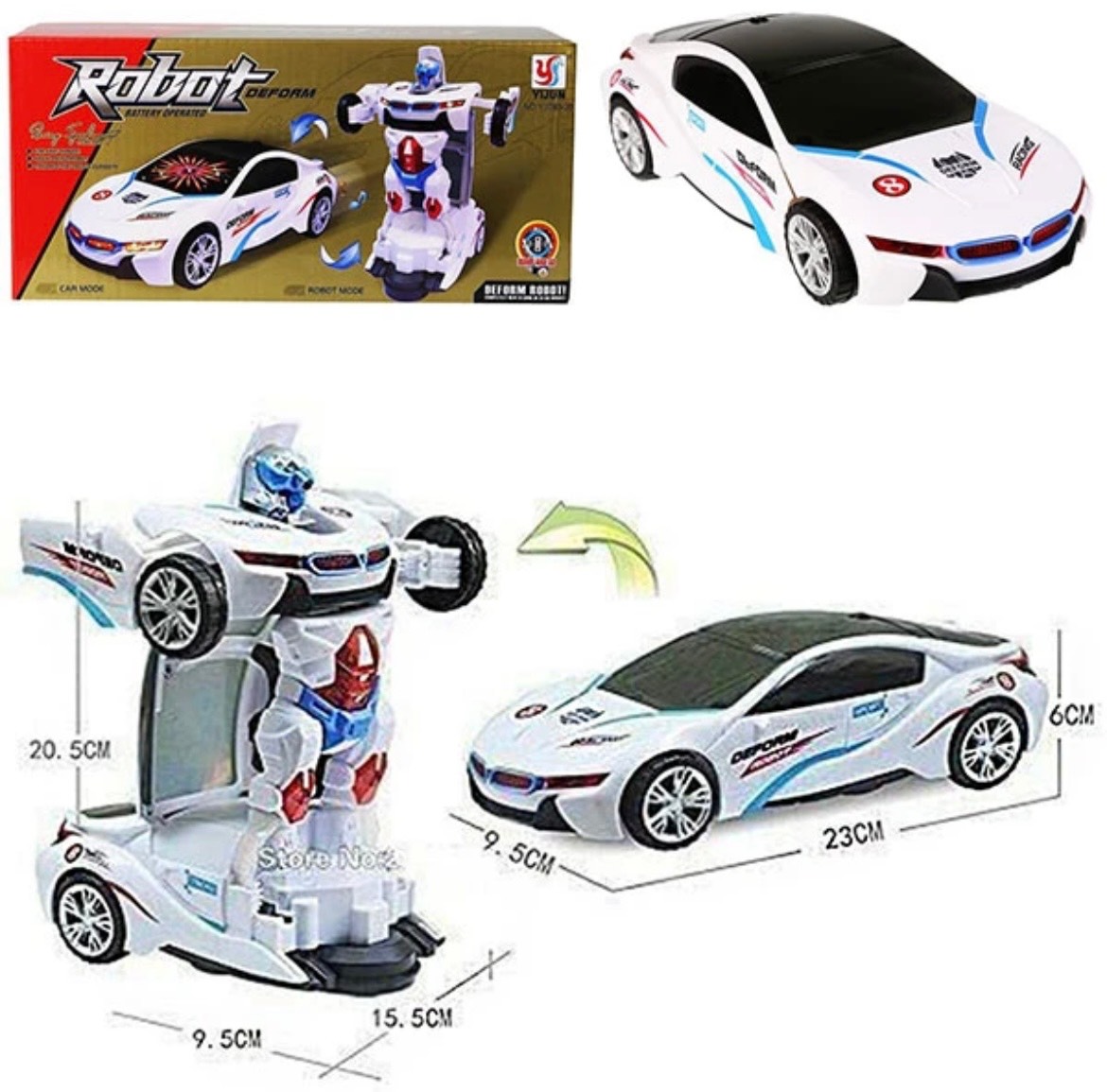 ماشین تبدیل‌شونده به ربات مدل Robot Deform