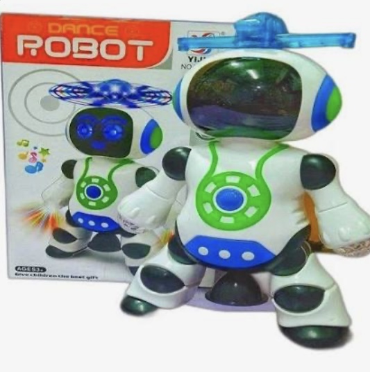 ربات رقصنده موزیکال چراغ‌دار ۳۶۰ درجه مدل Dance Robotاسباب‌بازی موزیکال کودک